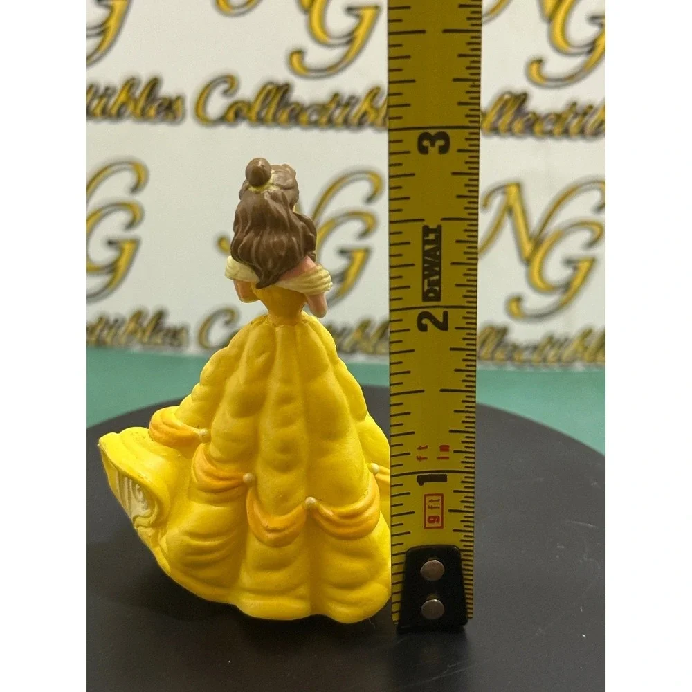 Disney Princess Belle Yellow Gown Figurine Miniature Cake Topper Toy